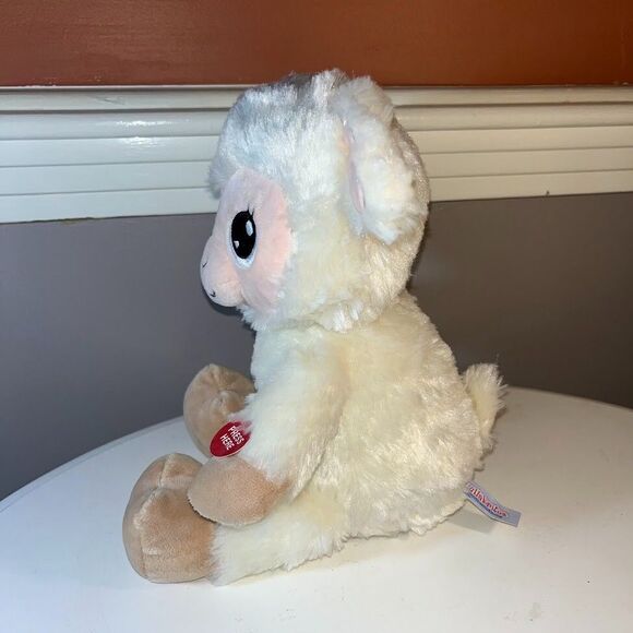 Lullabrites Musical Light Up Bedtime Sitting Lamb Stuffed Animal Plush Jay Play - Picture 5 of 13